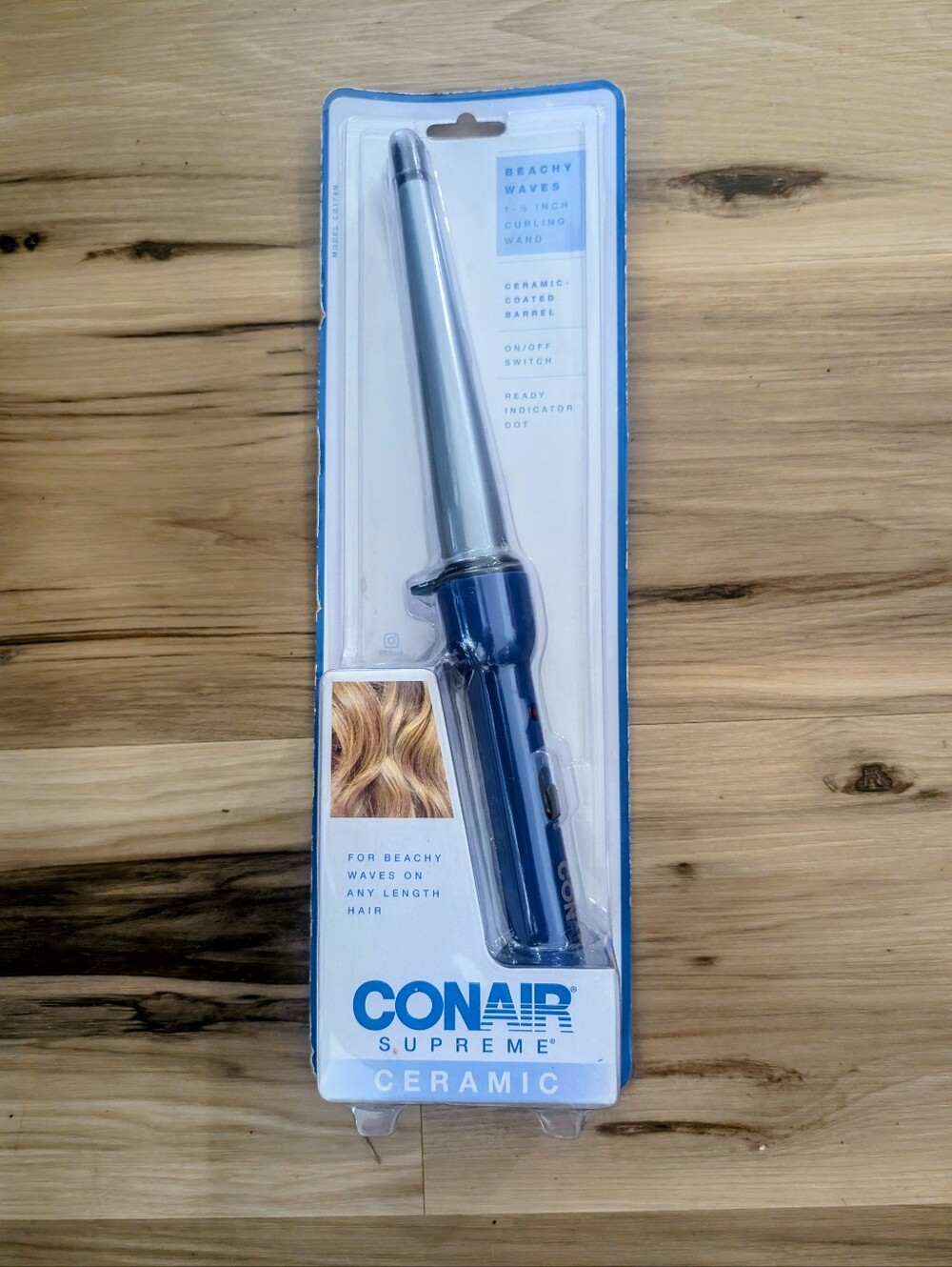 Conair Supreme Ceramic Heated Curling Iron BNIP
